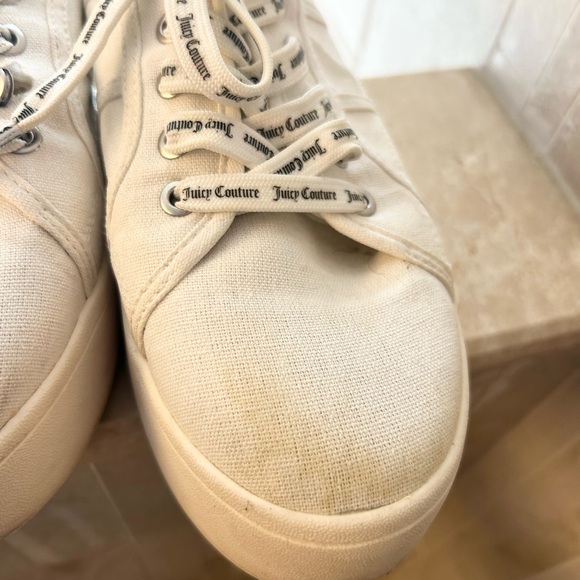 Juicy Couture Women's White Sneakers - Picture 4 of 8